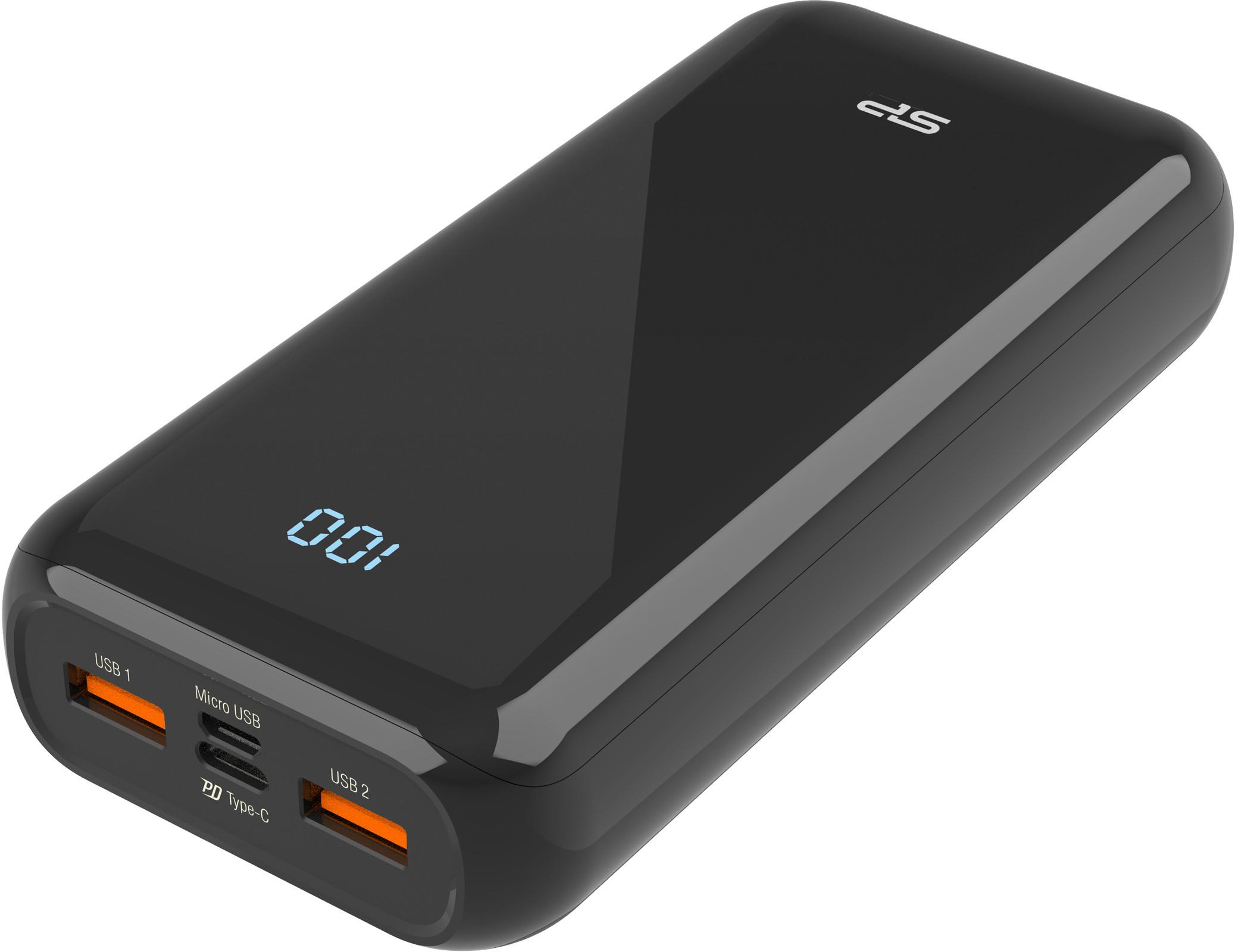 Silicon Power Silicio galia | Power Bank | QS28 | 20000 mAh | Juodas