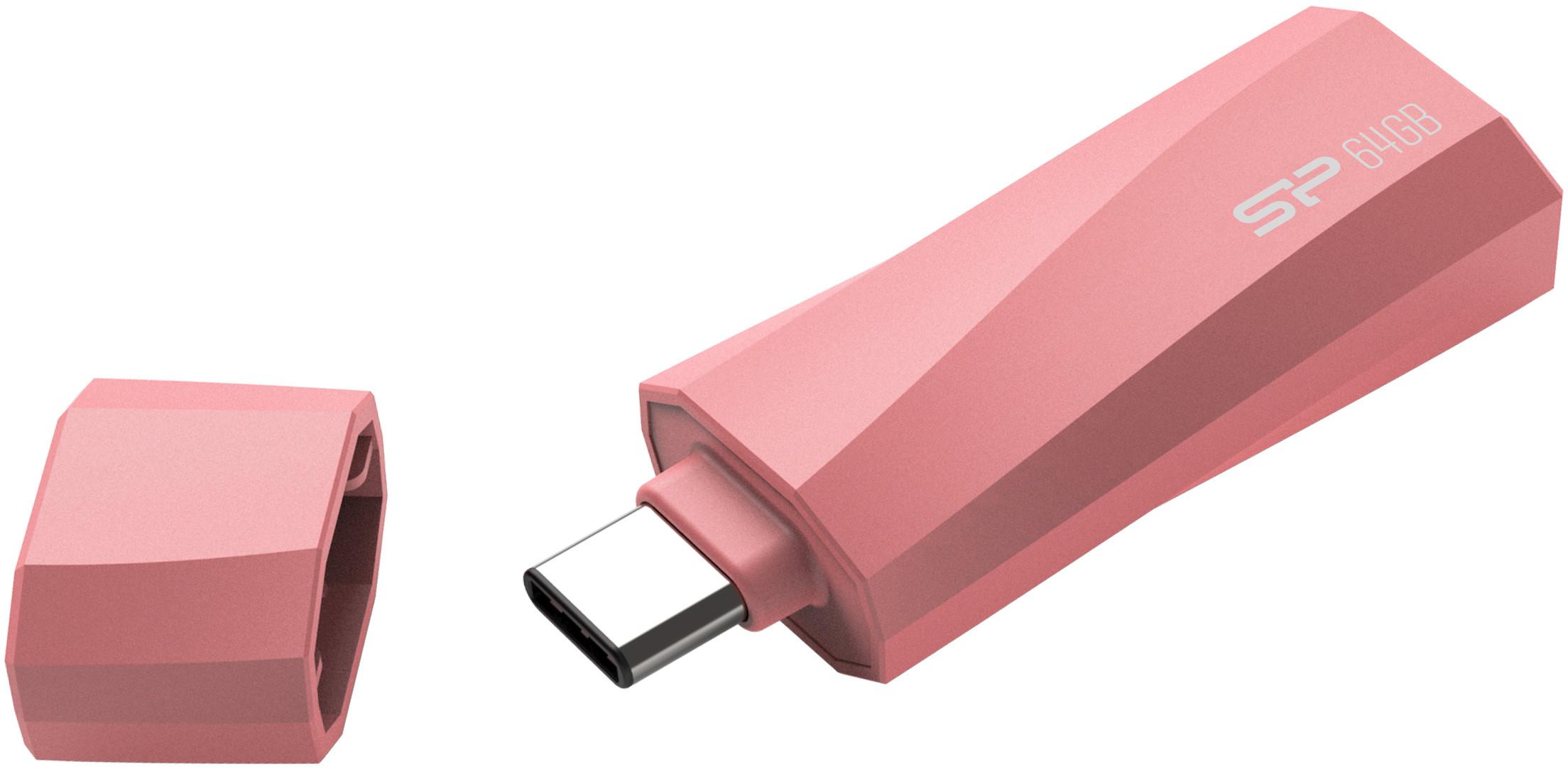 „Silicon Power“ atmintinė 64 GB Mobile C07, rožinė