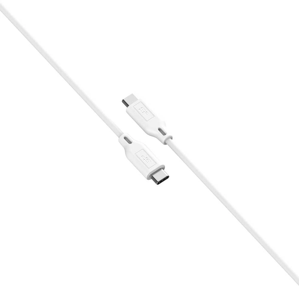 Silicon Power Silicio maitinimo kabelis USB-C – USB-C Boost Link 1m, baltas (LK15CC)
