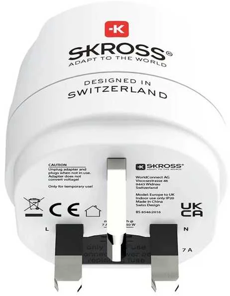 Adapteris Skross, 13 A, 230 V