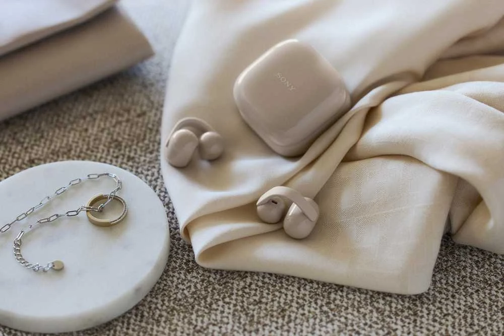 Ausinės Sony | Earbuds | LinkBuds WF-LC900 Clip | Bluetooth | Open-Ear | Greige | Belaidės