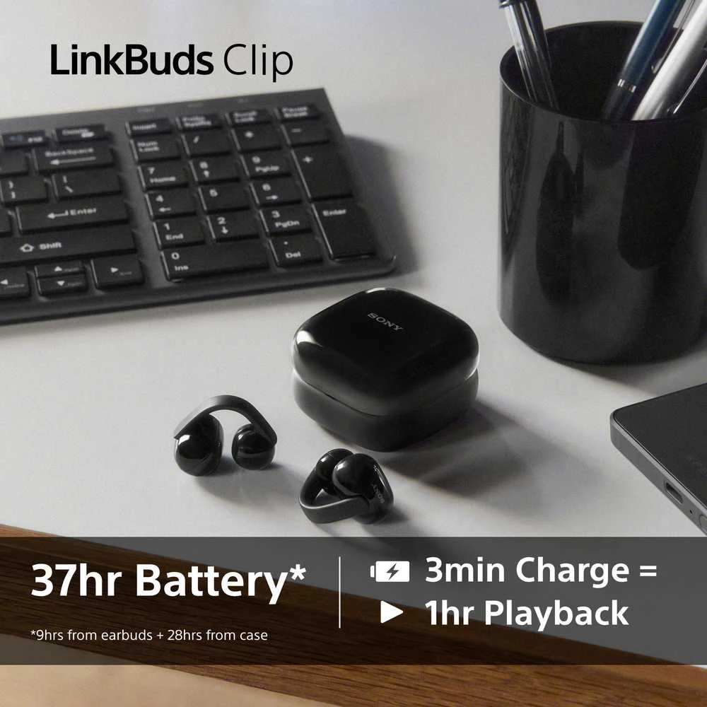 Ausinės Sony | Earbuds | LinkBuds WF-LC900 Clip | Bluetooth | Open-Ear | Greige | Belaidės
