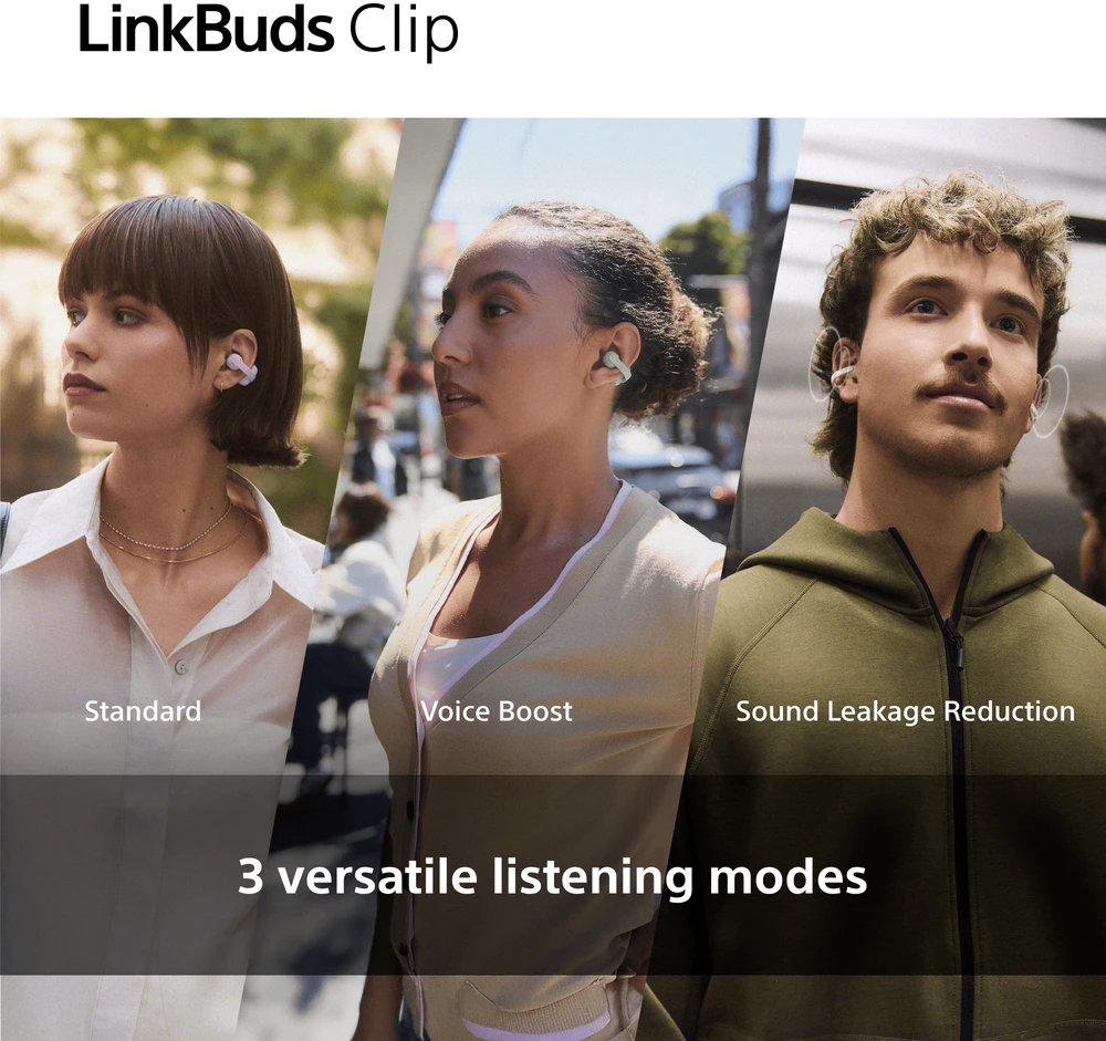 Ausinės Sony | Earbuds | LinkBuds WF-LC900 Clip | Bluetooth | Open-Ear | Greige | Belaidės