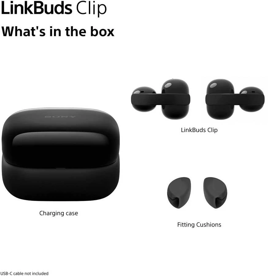 Ausinės Sony | Earbuds | LinkBuds WF-LC900 Clip | Bluetooth | Open-Ear | Lavender | Belaidės