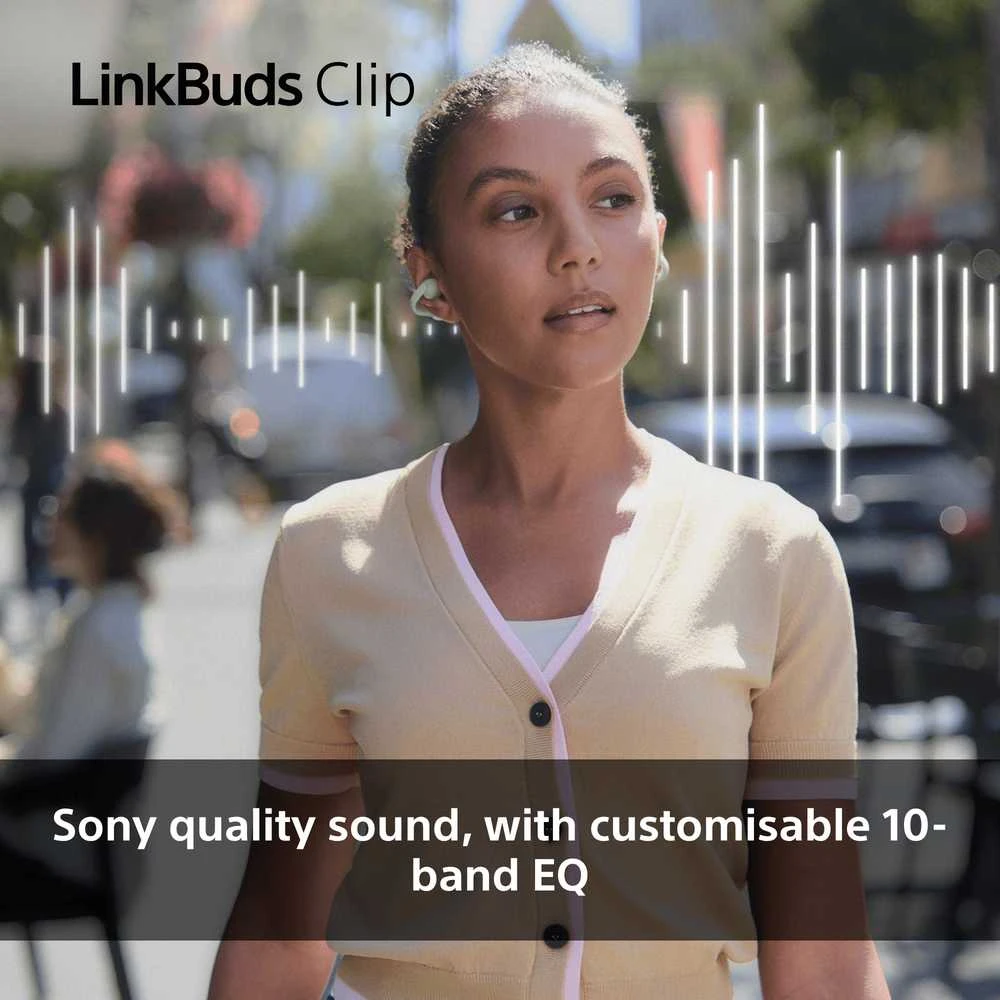 Ausinės Sony | Earbuds | LinkBuds WF-LC900 Clip | Bluetooth | Open-Ear | Žalias | Belaidės