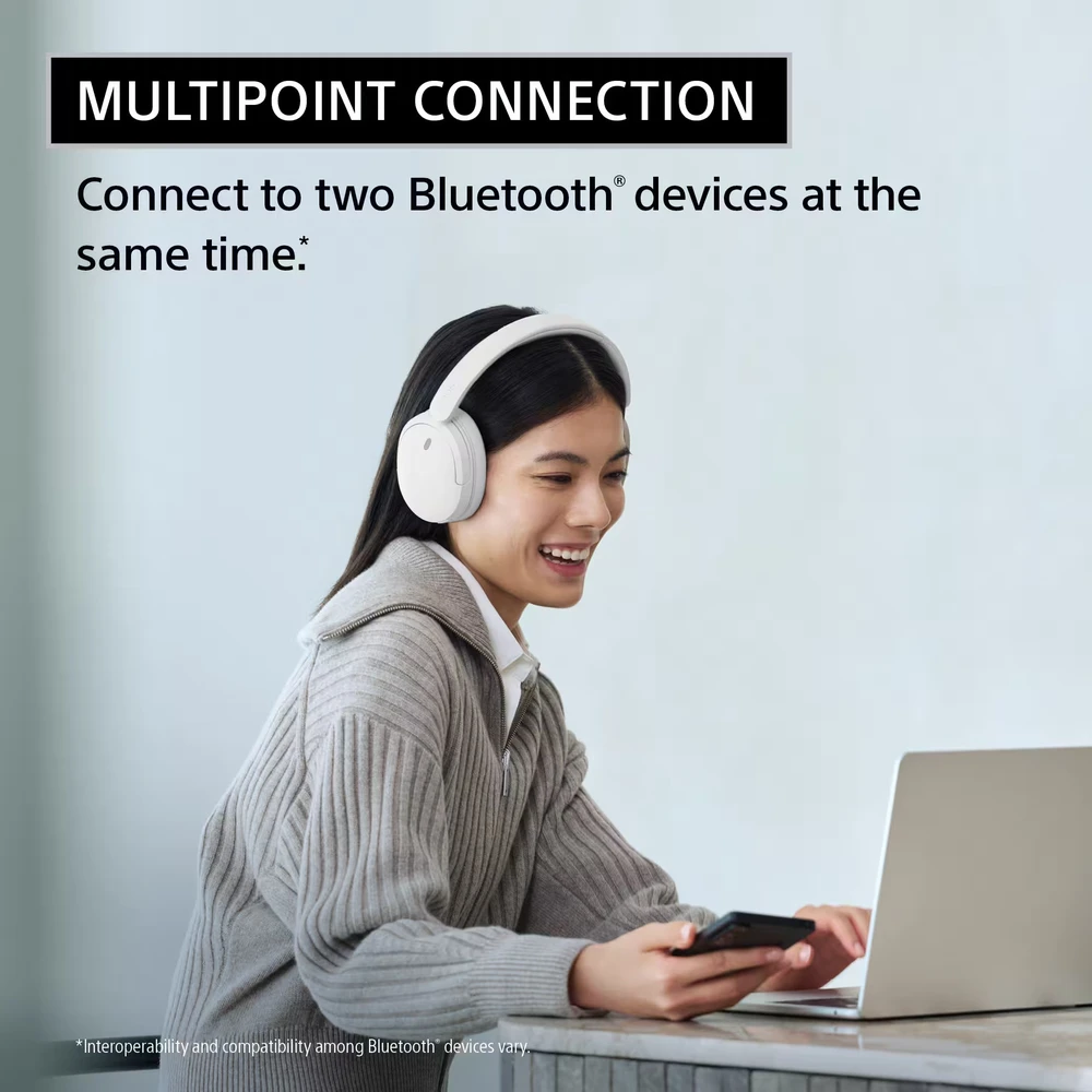 Sony belaidės ausinės WH-CH730N, juodas