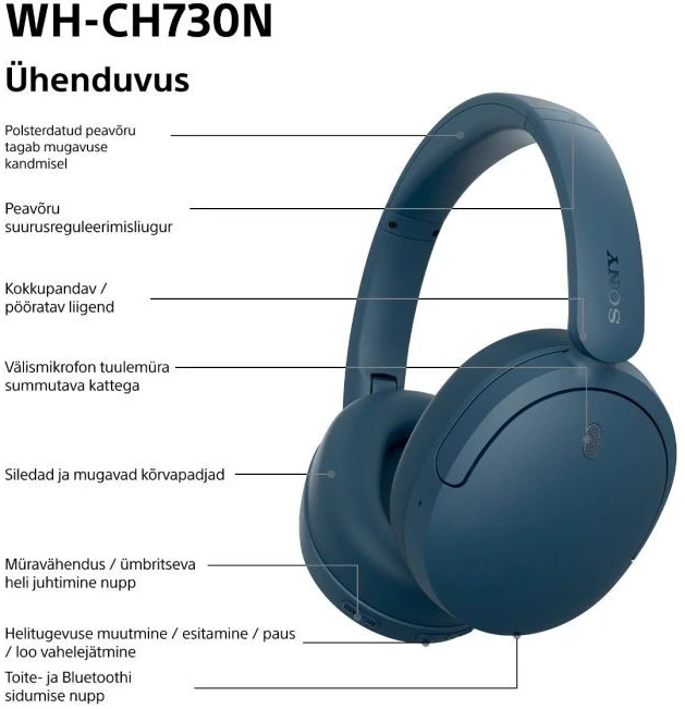 SONY WH-CH730NL Ausinės