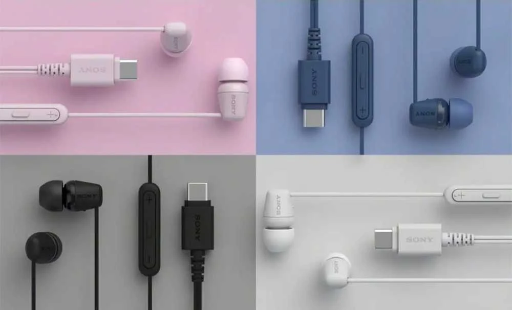 Sony Earbuds | IER‑EX15C | su laidu | į ausis įkišamos | Mikrofonas | Rožinė