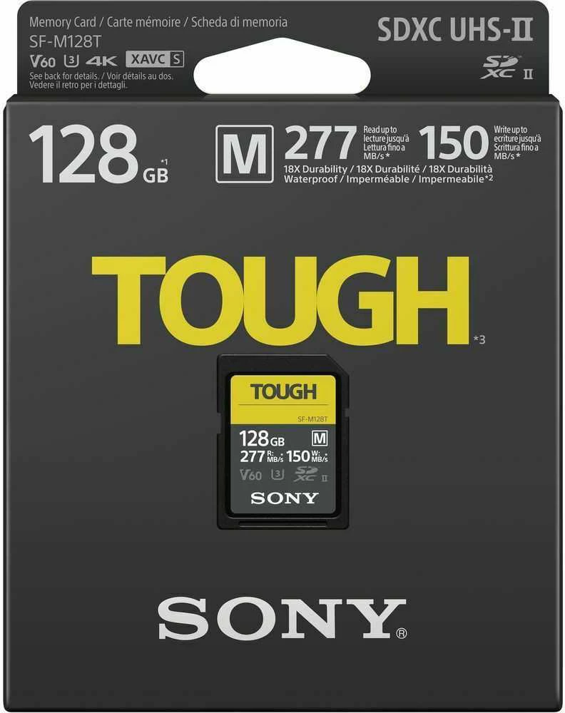 Sony atminties kortelė SDXC 128GB M Tough UHS-II 10 klasės U3 V60