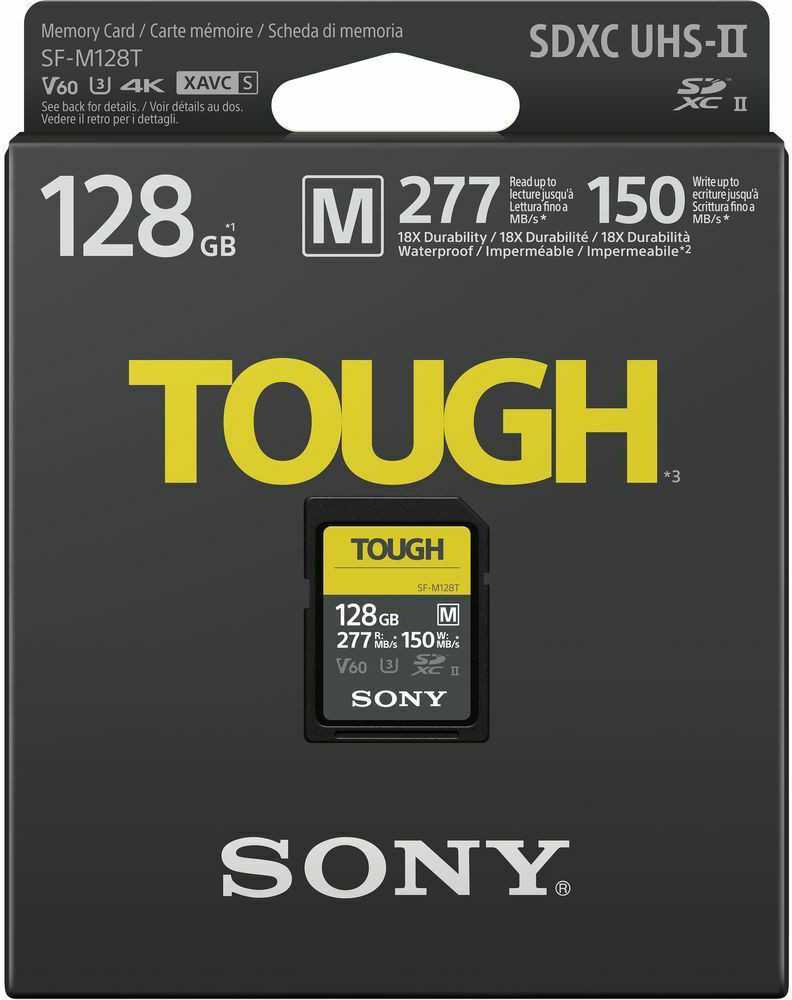 Sony atminties kortelė SDXC 128GB M Tough UHS-II 10 klasės U3 V60