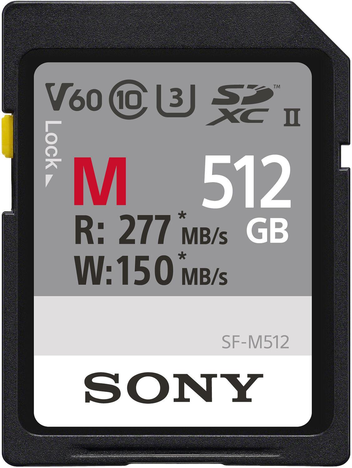 Sony atminties kortelė SDXC 512GB M-Series UHS-II C10 U3 V60