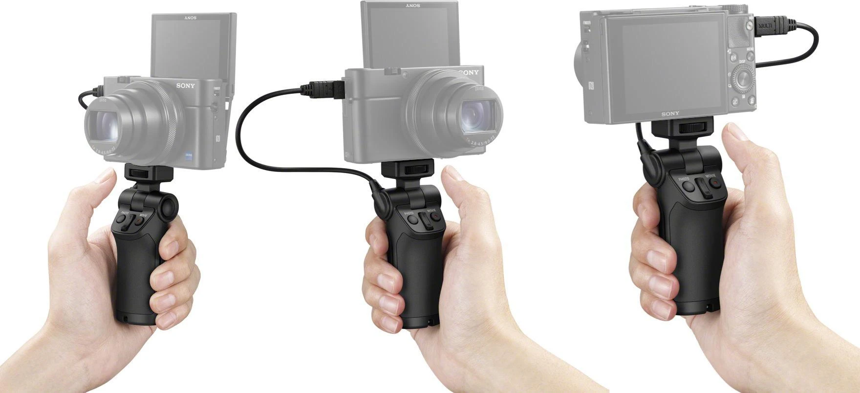 Sony Stativ VCT-SGR1 trikojis Vaizdo kamera 3 kojos Juoda