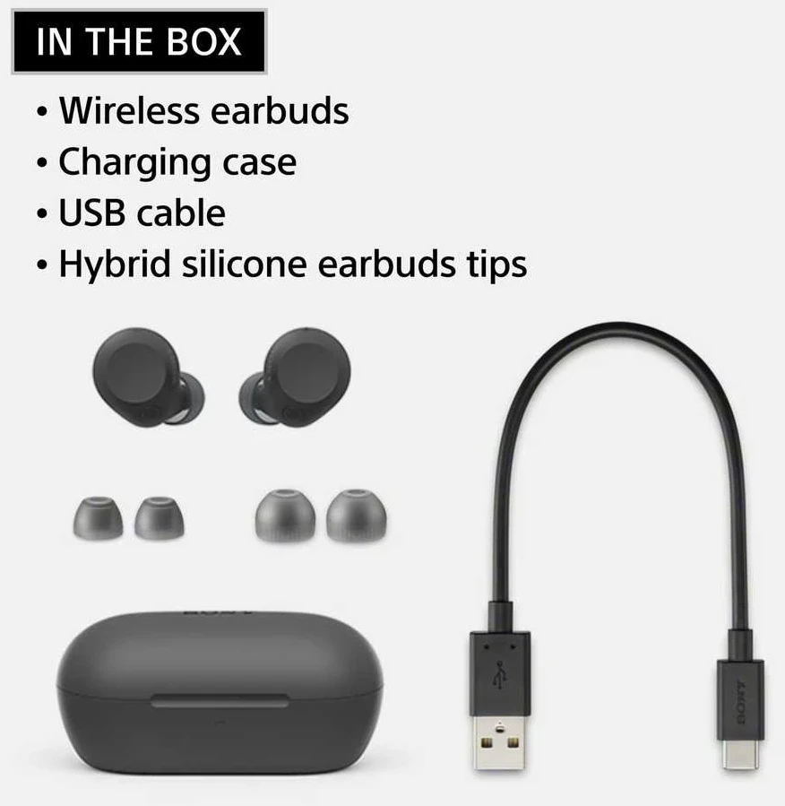 Ausinės Sony WF-C710N, Rožinės