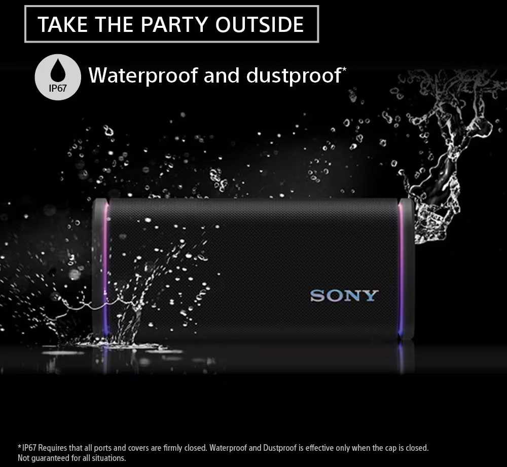 Nešiojama kolonėlė Sony ULT Field 5, Baltos spalvos