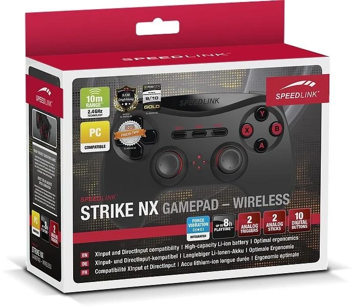 Speedlink žaidimų pultelis Strike NX Wireless (650100-BK-01)
