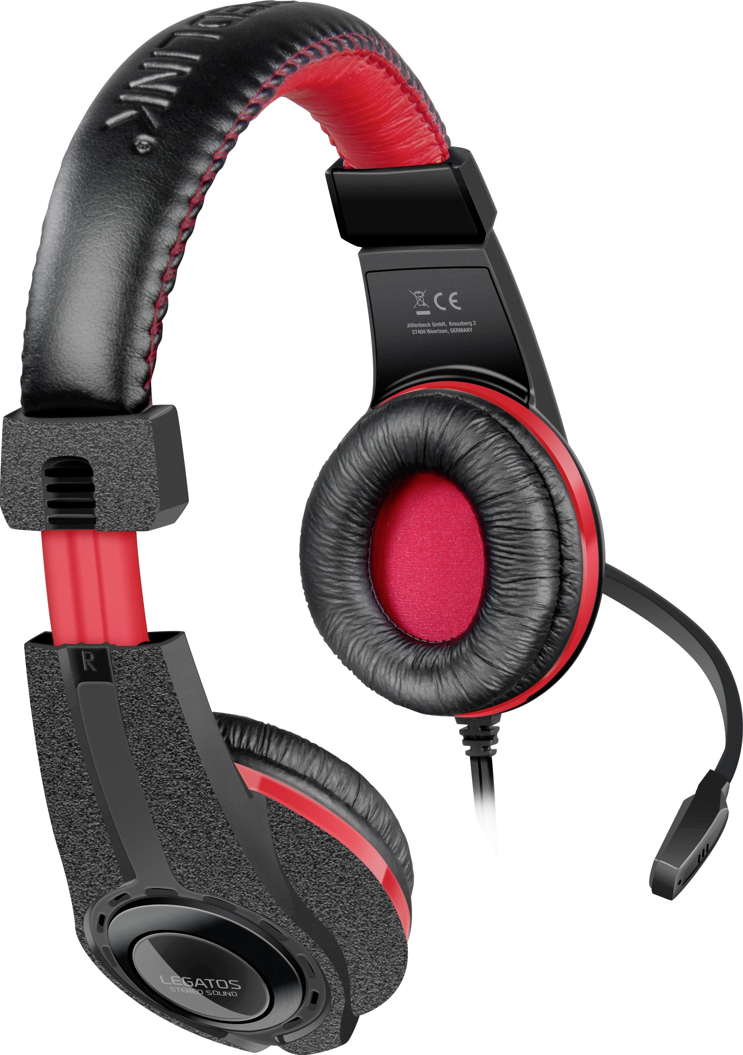 Ausinės - Speedlink Legatos SL-860000-BK Stereofoninės Kompiuterinės Žaidimų Juodas