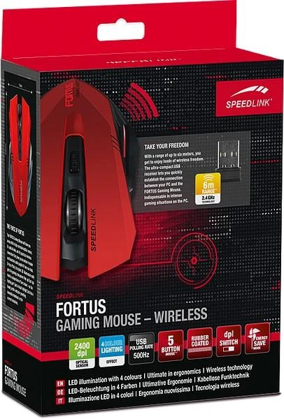 „Speedlink“ pelė „Fortus“ (SL-680100-BK-01)