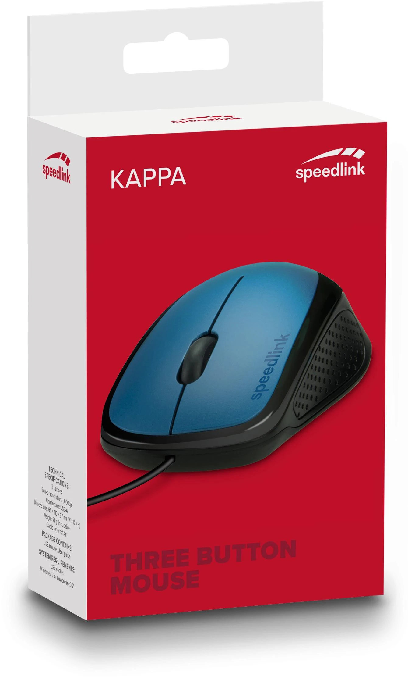 Speedlink - Kappa USB pelė (mėlyna)