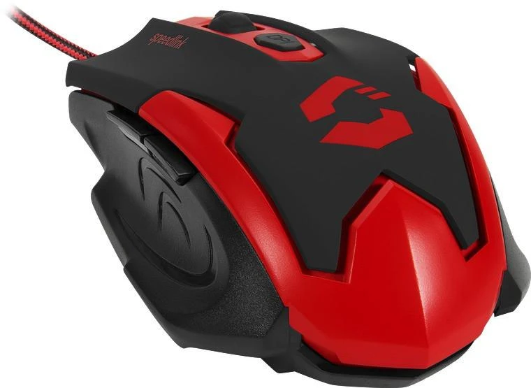 Speedlink pelė Xito Gaming, raudona/juoda (SL-680009-BKRD)
