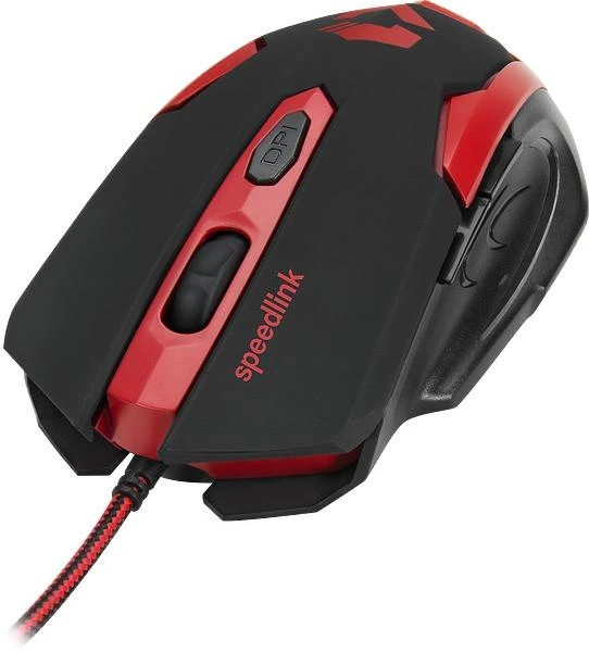 Speedlink pelė Xito Gaming, raudona/juoda (SL-680009-BKRD)