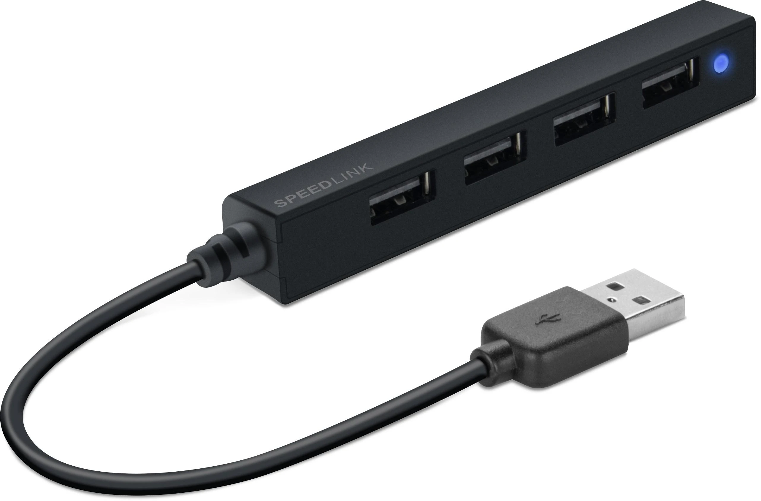 Speedlink USB šakotuvas Snappy Slim 4 prievadų (SL-140000-BK)