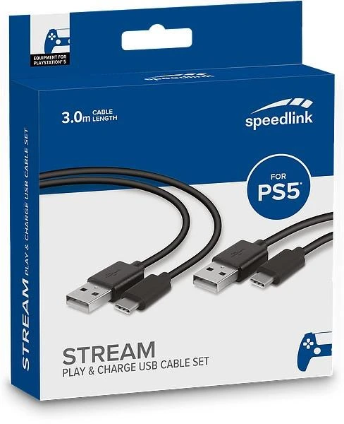 „Speedlink“ kabelis „Stream PS5“ (SL-460100-BK)