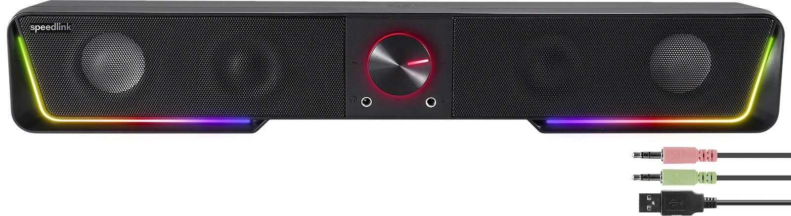 Namų kino sistema Speedlink kolonėlė GRAVITY RGB. Soundbar. juodas retail