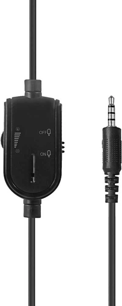 „Speedlink Metis“ stereo ausinės, 3,5 mm lizdas su Y formos adapteriu, juodos