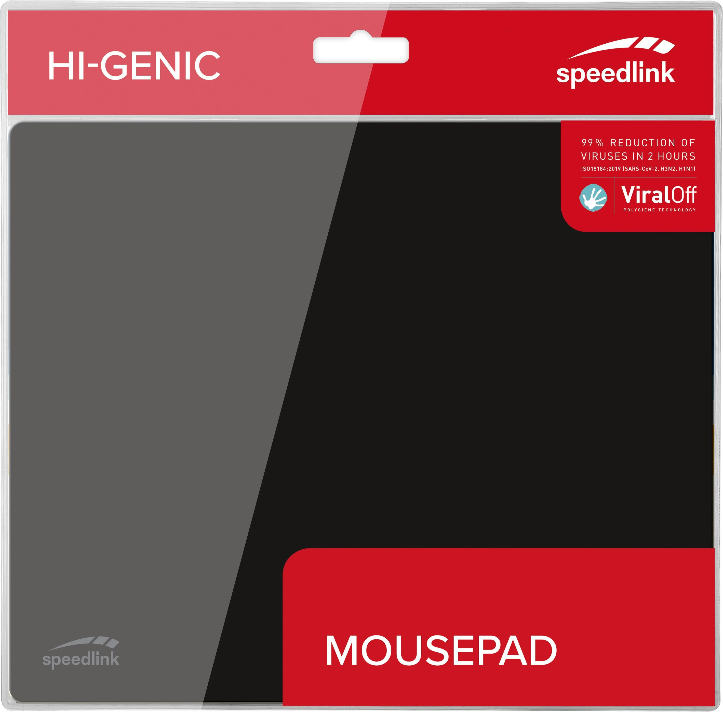 Speedlink Pelės kilimėlis HI-GENIC. antiviral. juodas retail