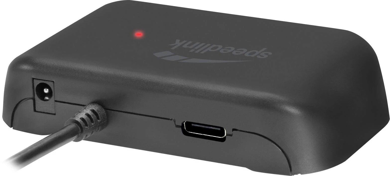 Speedlink USB šakotuvas Snappy Evo 4 prievadų (SL-140109-BK)