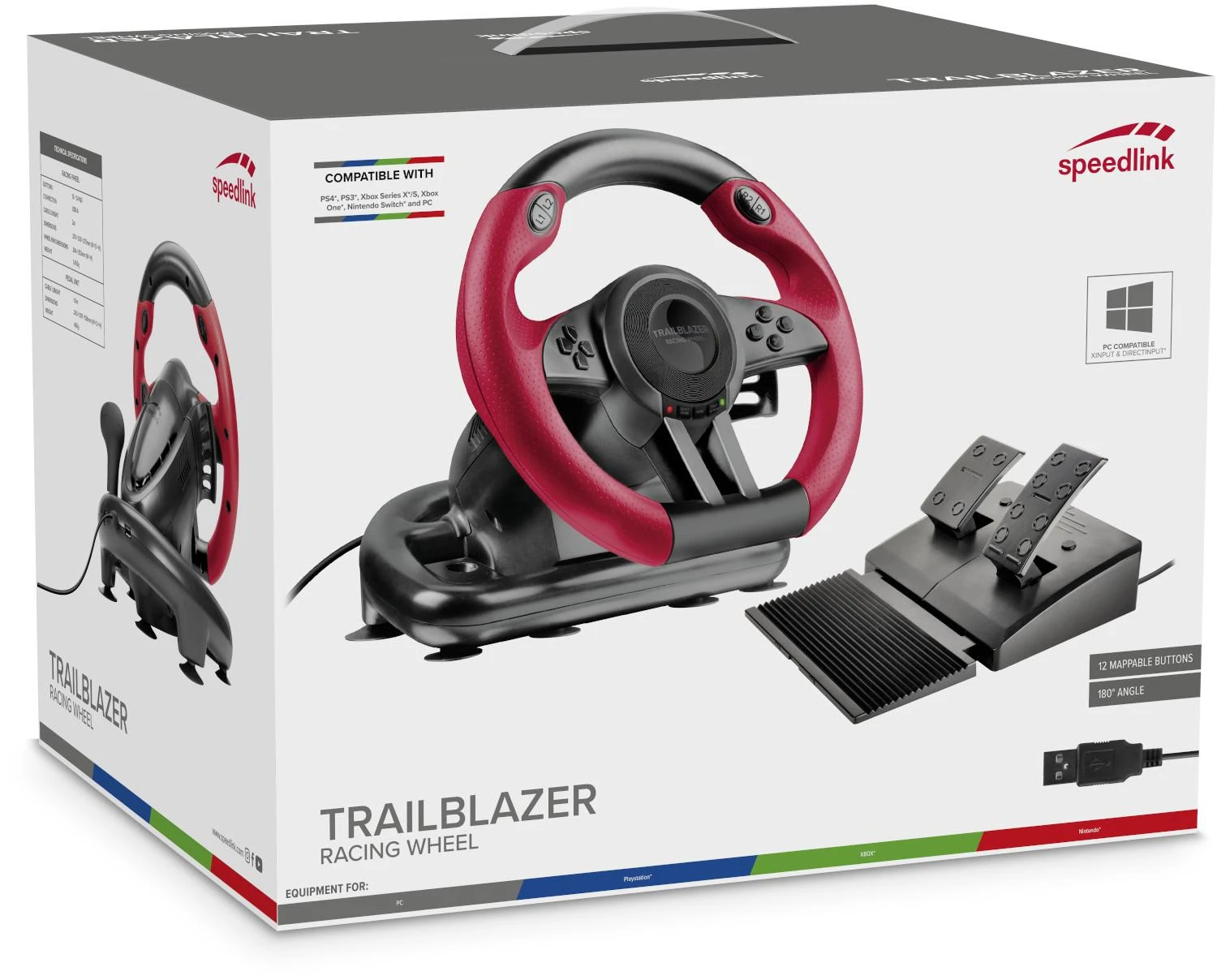 Žaidimų vairas Speedlink Trailbrazer Racing