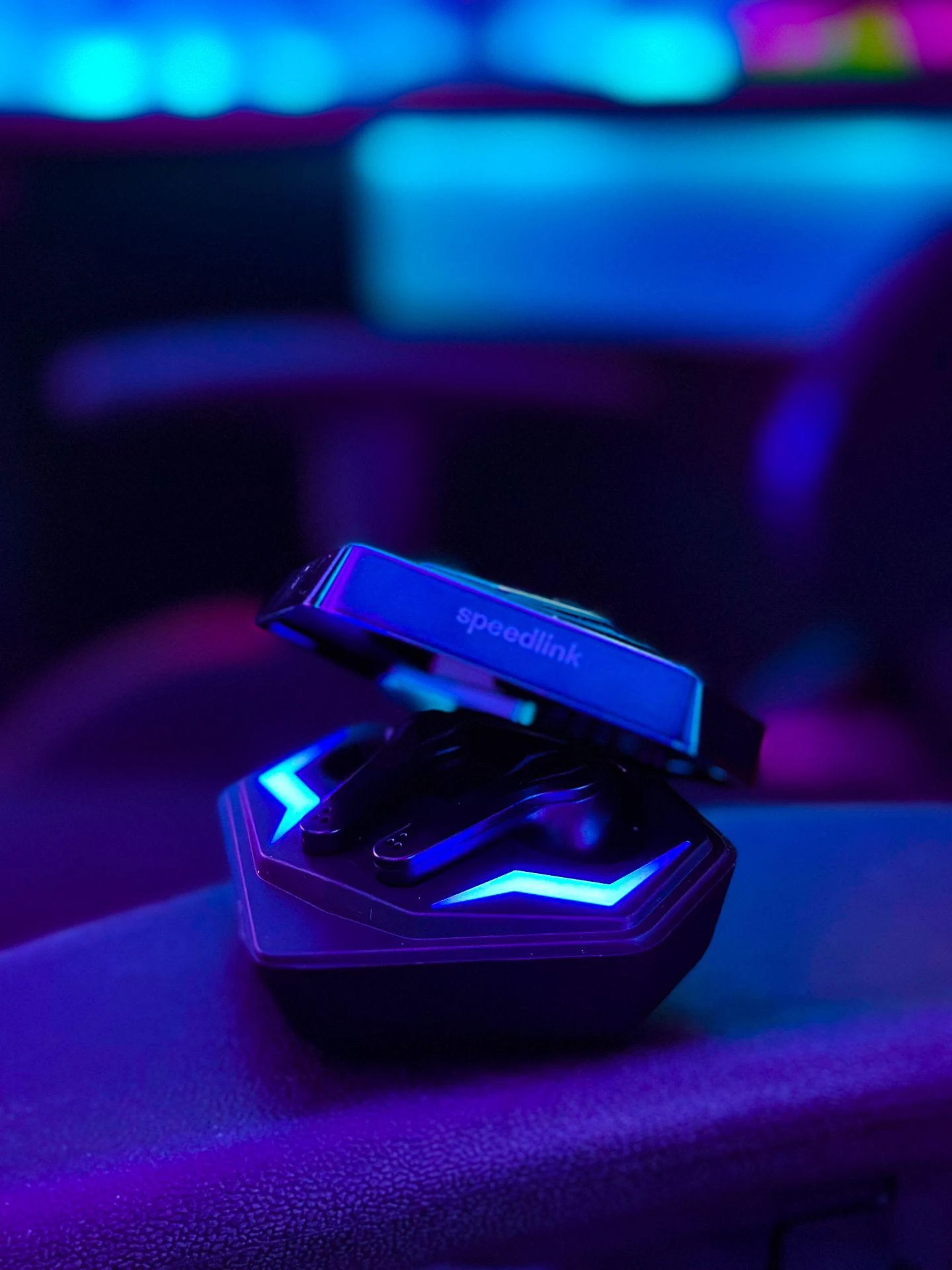 Speedlink VIVAS LED Gaming True Belaidės In-Ear ausinės, juodos