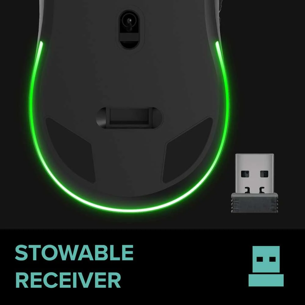 „Speedlink“ – „VELOX“ įkraunama RGB žaidimų pelė – belaidė, juoda