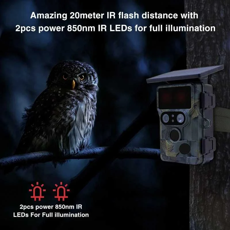 „Stealth Gear“ medžioklės kamera „Nightjar Solar 4K“