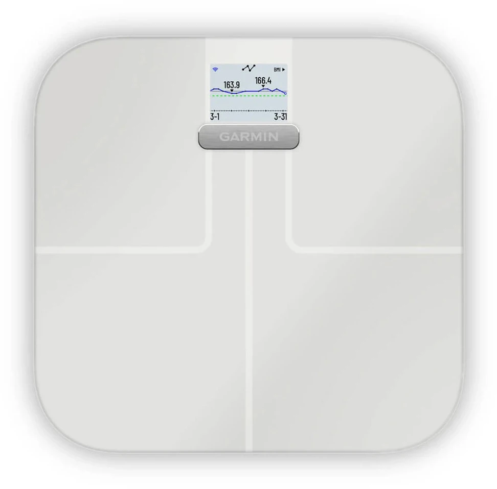 Svarstyklės Garmin Index S2 Smart Scale Baltas