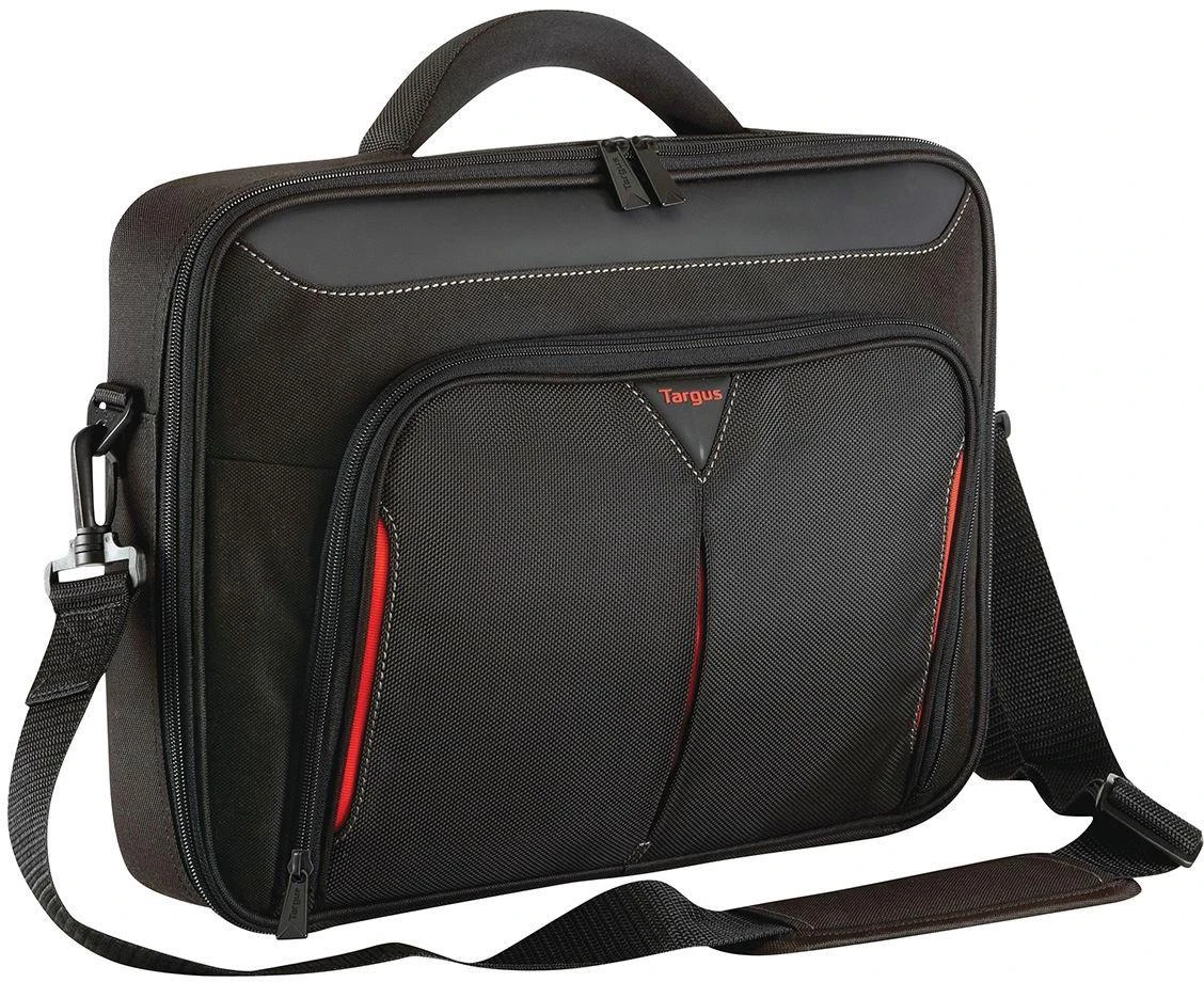 Targus | Classic | Tinka iki 14 " | Messenger - Briefcase | Shoulder strap | Juodas/Raudona