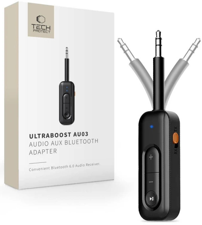 Tech-Protect Ultraboost AU03 bluetooth 6.0 adapter - juodas