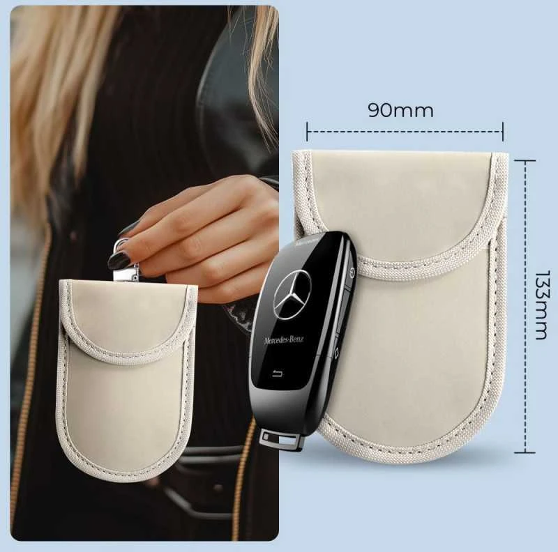 Dėklas Tech-Protect KLR100 RFID Blocking Car Key – dėkals gelsvos spalvos
