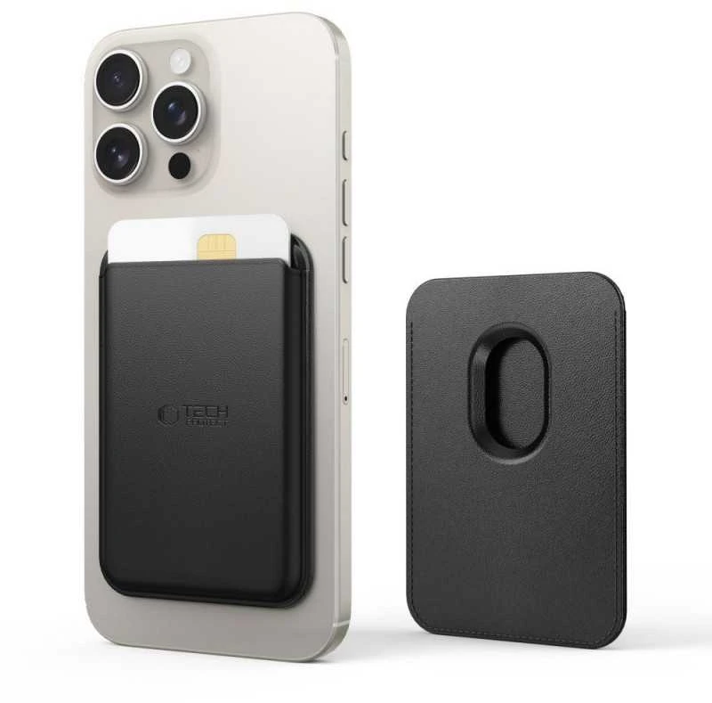 Tech-Protect MagWallet Magsafe card – dėklas telefonui juodos spalvos