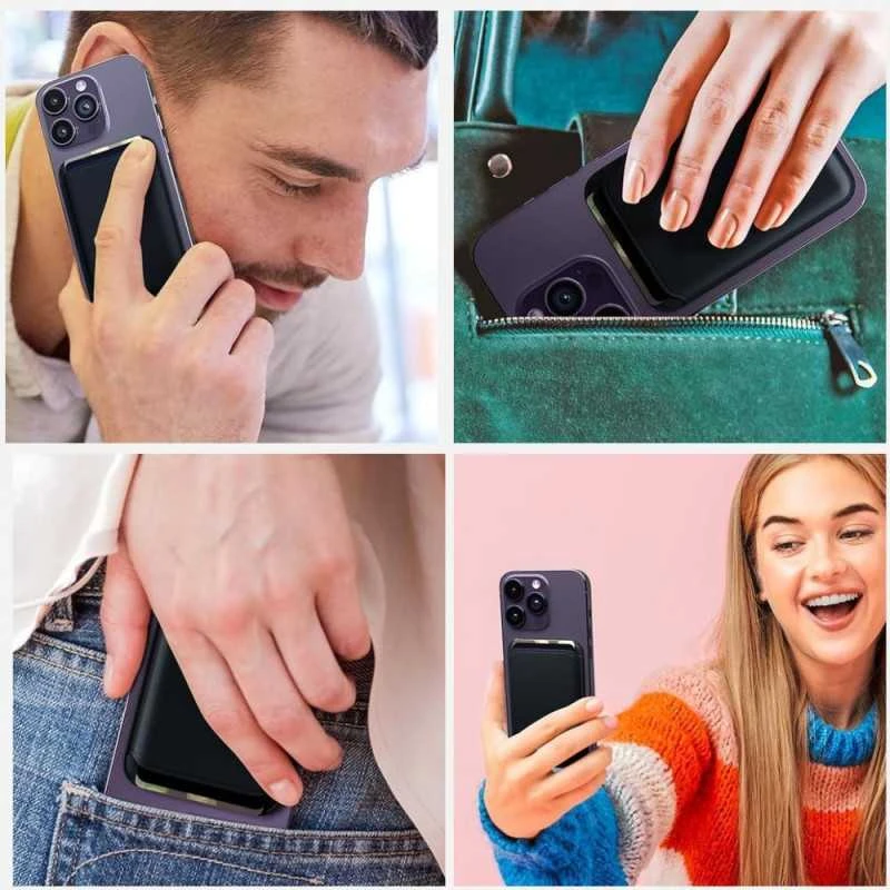 Tech-Protect MagWallet Magsafe card – dėklas telefonui juodos spalvos
