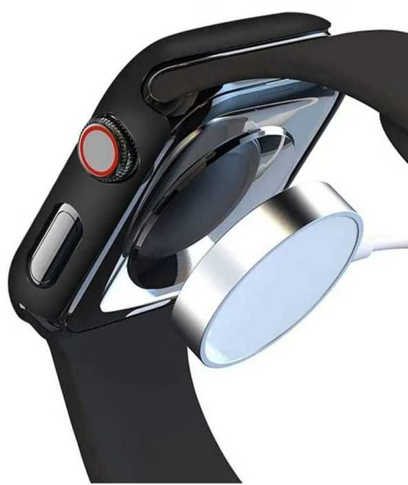 Tech Protect Išmaniojo laikrodžio Apple 4/5/6/SE ekrano rėmelis, Juodos spalvos