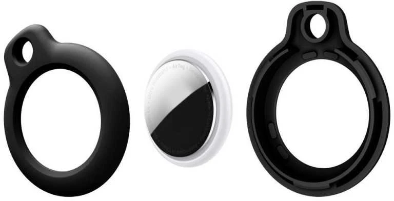 Tech-Protect Rough 2-pack Apple AirTag – dėklas telefonui juodos spalvos