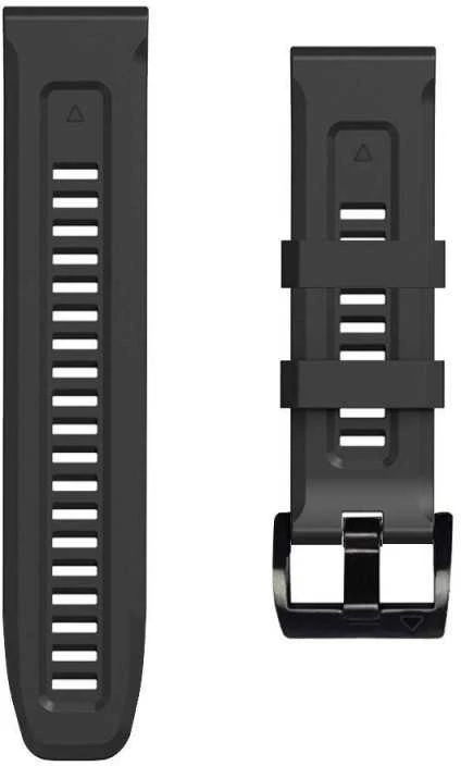 Išmaniojo laikrodžio Garmin Fenix 3/5X/5X PLUS/6 Pro/6X/7X dirželis, Juodos spalvos