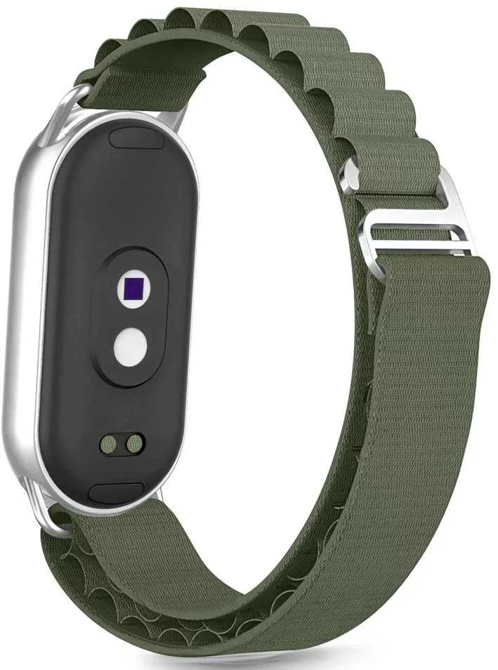 Tech-Protect Nylon Pro apyrankė skirta Xiaomi Smart Band 8 / 9 / 10 / NFC – žalios spalvos
