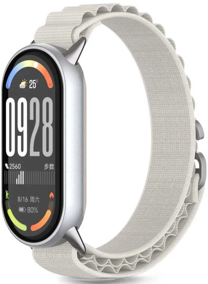 Tech-Protect Nylon Pro apyrankė skirta Xiaomi Smart Band 8 / 9 / 10 / NFC – gelsva