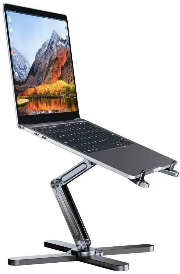 Tech-Protect ULS200 universalus stovas nešiojamiems kompiuteriams iki 16″ – sidabrinės spalvos