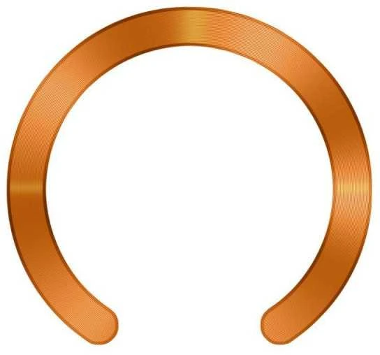 „Tech-Protect MMP-210“ magnetinis „MagSafe Ring“ 2 vnt. juodas ir kosminis oranžinis