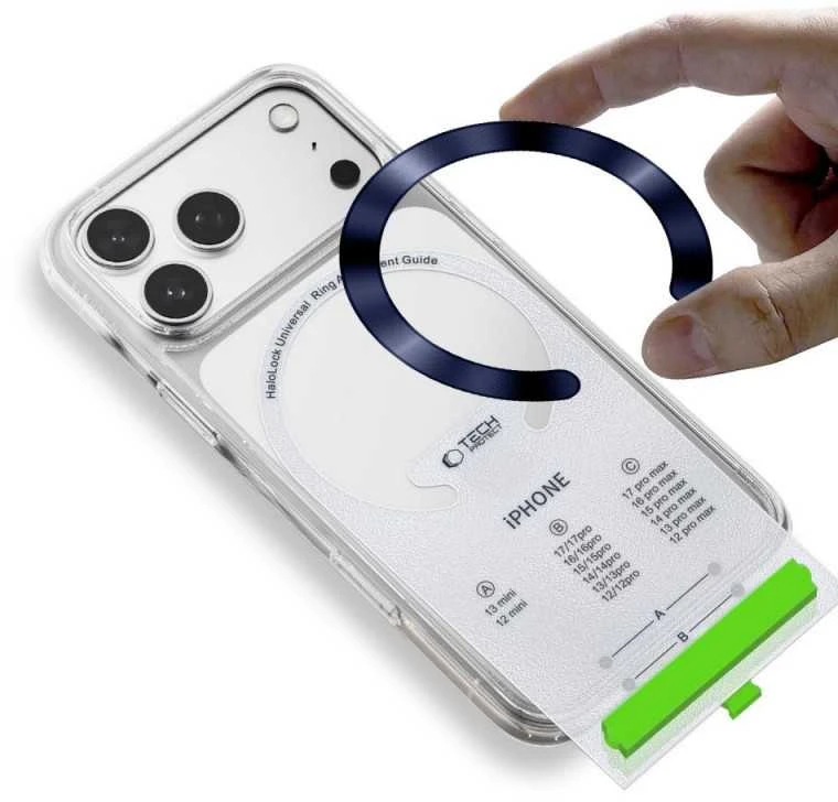 Tech-Protect MMP-210 magnetic MagSafe Ring 2-pack DEEP Mėlynas & Sidabrinis