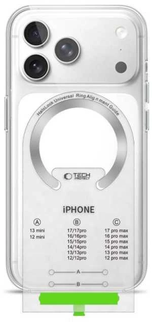 Tech-Protect MMP-210 magnetic MagSafe Ring 2-pack DEEP Mėlynas & Sidabrinis