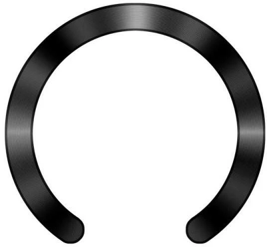 „Tech-Protect MMP-210“ magnetinis „MagSafe Ring“ 2 vnt. juodas ir kosminis oranžinis
